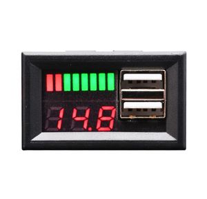 ماژول ولت متر و نمایشگر سطح باتری 12V پنلی