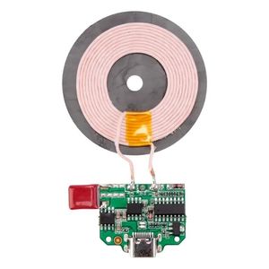 ماژول شارژر وایرلس 15W با ورودی Type-C به همراه صفحه کویل شارژ