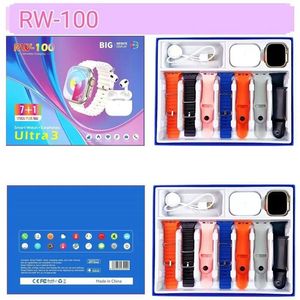 ساعت هوشمند و ایرپاد 7 بند Ultra3 مدل RW-100