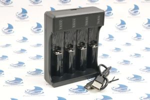 شارژر باتری لیتیوم یون چهارتایی با قابلیت قطع خودکار USB