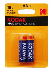 باتری قلمی کداک مدل Max Super ALKALINE بسته 2 عددی