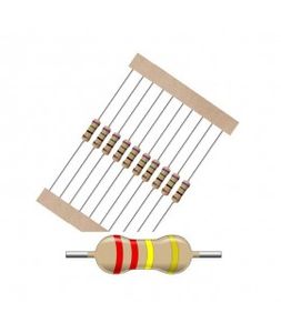 مقاومت 1/4 وات ده عددی - 220KΩ