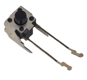 تک سویچ دو پایه 6X6X9 رایت مشکی با هولدر