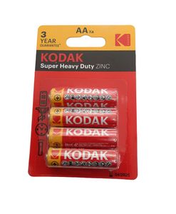 باتری قلمی کداک مدل Super Heavy Duty ZINC بسته 4 عددی