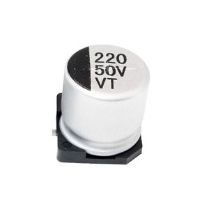 خازن SMD الکترولیت 220 میکرو فاراد 50 ولت