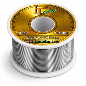 سیم قلع ایران‌تین (IRANTIN) 0.8mm 100gr درجه 1