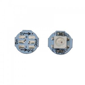 ماژول LED RGB WS2812B ( نئوپیکسل RGB با هیت‌ سینک با ماژول WS2812B)