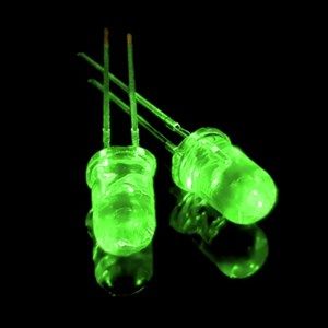 ال ای دی 5mm سبز مات پایه بلند بسته 1000 عددی