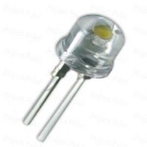 ال ای دی سفید پر نور 8 میل 0.5 وات چراغ قوه ای