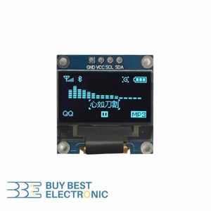 ماژول OLED 0.96 I2C آبی رزولیشن 128x64