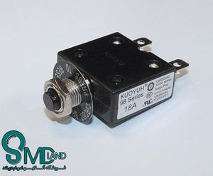 Thermal Circuit breaker 18A | فروشگاه اینترنتی اس ام دی لند