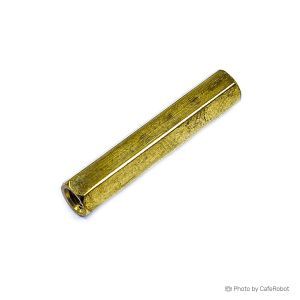 اسپیسر مادگی- مادگی برنجی با قطر 3 میلی متر در طول 6mm