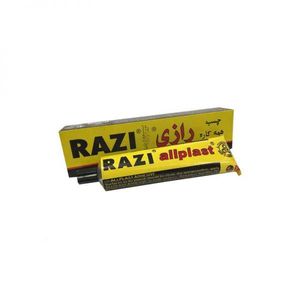 چسب همه کاره رازی حجم 100 میلی لیتر ا Allplast adhesive