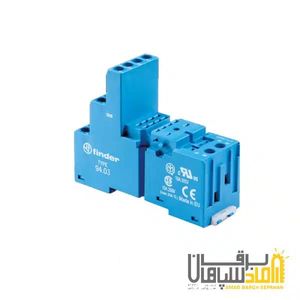 سوکت Finder فیندر نصب رله 5533 و ماژول 9902 با نگهدارنده فلزی مدل SMA 9403