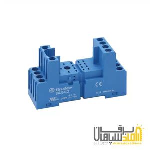 سوکت Finder فیندر نصب رله 5534 و ماژول 9902و جامپر 09406 با نگهدارنده فلزی مدل SMA 9484.2