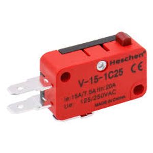میکروسوییچ بدون اهرم V-15-1C25