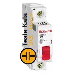 کلید مینیاتوری -تک پل-16 آمپر-6 کیلو آمپر HIMEL سری HDB3WN1C16