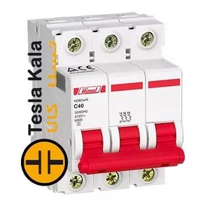 کلید مینیاتوری -سه پل-32 آمپر-6 کیلو آمپر HIMEL سری HDB3WN3C32