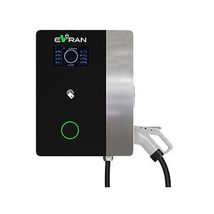 شارژر دیواری DC خودرو برقی 30 کیلوواتی هوشمند EVRAN تک کانکتور CCS2 و GB/T