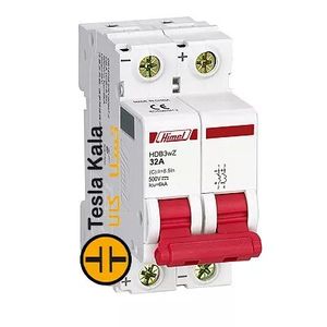 کلید مینیاتوری DC دو پل 10 آمپر 6 کیلو آمپر HIMEL سری HDB3WZ2C10