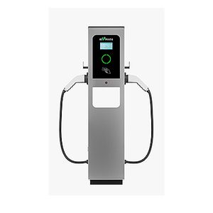 شارژر استند خودرو برقی 14 کیلوواتی ورودی تکفاز 220VAC هوشمند EVRAN دو کانکتور تایپ 2 و GB/T