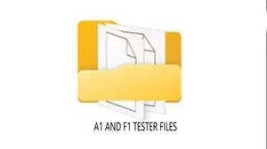 فایل های تستر A1 و F1