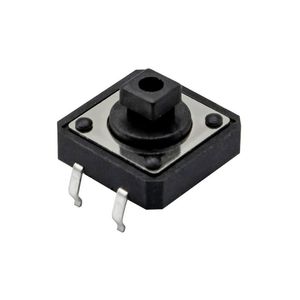 تک سوئیچ کله خور 12x12x7.3mm مشکی