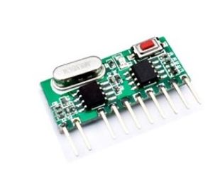 گیرنده ریموت کد لرن 4 کاناله ASK 433MHz سوپرهترودین