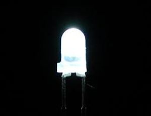 WHITE LED شفاف 3m