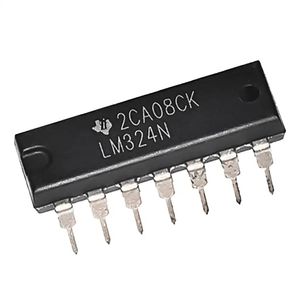 آی سی LM324N DIP اورجینال مارک تکزاس (Texas Instruments)