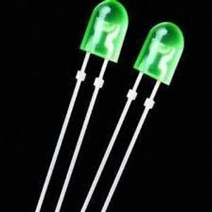 OVAL-GREEN LED