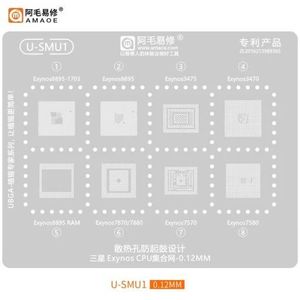 قیمت شابلون U-SMU1 اگزینوس AMAOE |خرید آنلاین