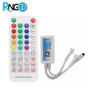 کنترلر RGB LED آدرس پذیر SP611E بلوتوثی موزیکال (ریموتیIR)