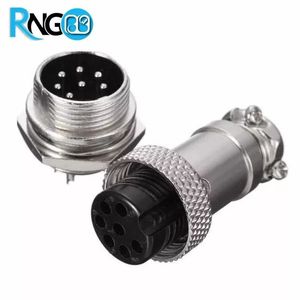 کانکتور فلزی نظامی 7PIN GX16 (نری+مادگی)