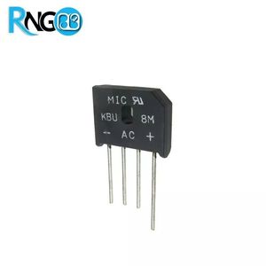 پل دیود 1000V / 8A تخت شانه ای KBU8M