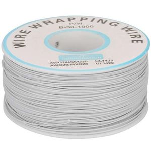 سیم وایرپ WRAPPING حلقه ای سفید کد B-30-1000