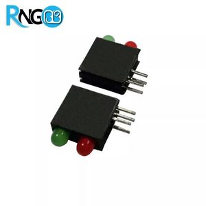 LED قابدار دوبل سبز-قرمز رایت 3mm