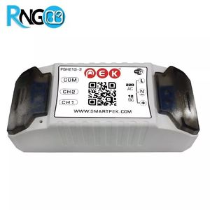 دستگاه هوشمند ساز همه کاره WIFI دو کانال (رله لحظه ای و دائم + تایمر)