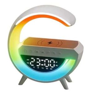 چراق خواب اسپیکر دار دارای ساعت , نور پردازی , بلوتوث مدل MINI 3401