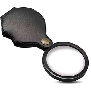 ذره بین تاشو چرمی با لنز 60 میلیمتری