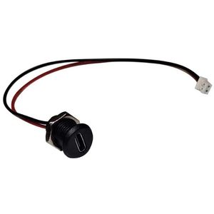کانکتور مادگی Type-c پنلی سیم دار مهره خور