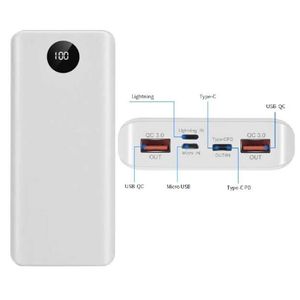 کیس پاوربانک فست شارژ فول پورت مدل PD-X8 - سفید رنگ