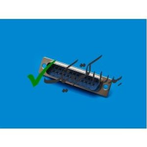 دی کانکتور سر کابلی نر 25 پین آبی