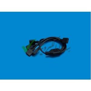 مبدل پاور LED SMD نواری یک به چهار 4 پین مشکی