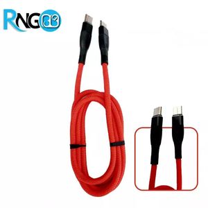 کابل دو سر Type-C فست شارژ کنفی رنگی 1m