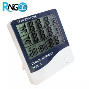 دماسنج ، رطوبت سنج و ساعت رومیزی مدل HTC-2