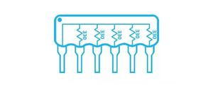 مقاومت های شانه ای یا Array