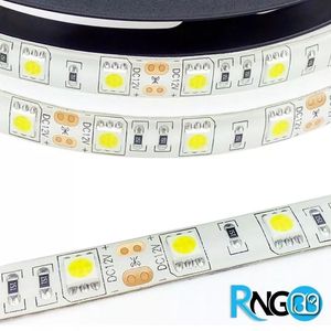 ال ای دی LED نواری سفید مهتابی درشت 5050 60Pcs ضد آب رول 5m