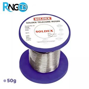 سیم لحیم 0.8mm 50g استاندارد Sn63 Pb37 برند Soldex