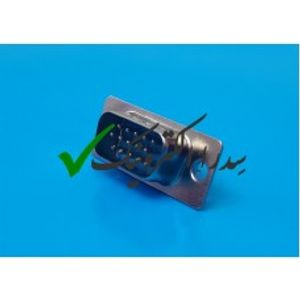 دی کانکتور روبردی صاف سوزنی نر VGA